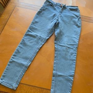 High rise skinny jeans